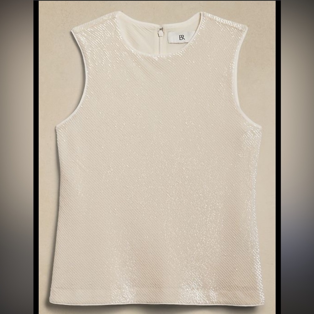 BANANA REPUBLIC Bianca Sequin Top size M